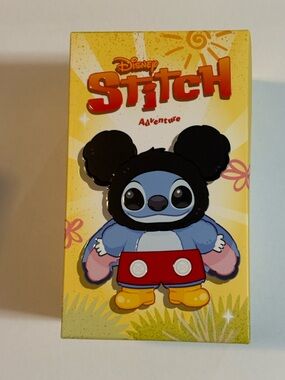 NWT/NIB POP Mart Stitch Adventure Series Vinyl Plush Pendant- Pinocchio